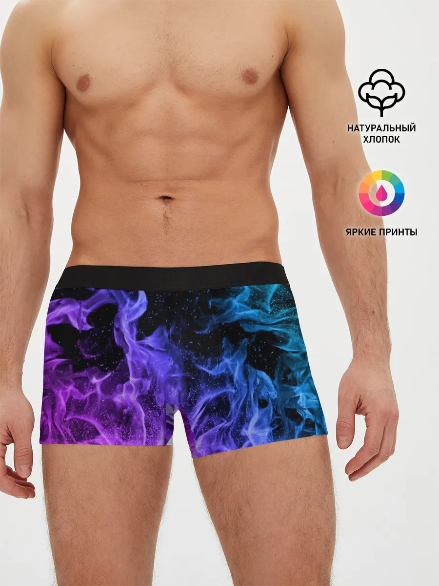 Мужские трусы боксеры / ОГОНЬ НЕОН
