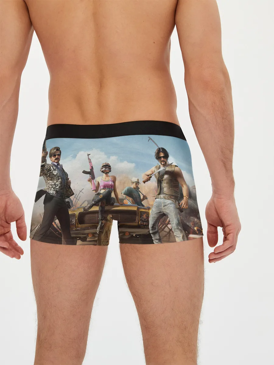 Мужские трусы боксеры / PUBG team up