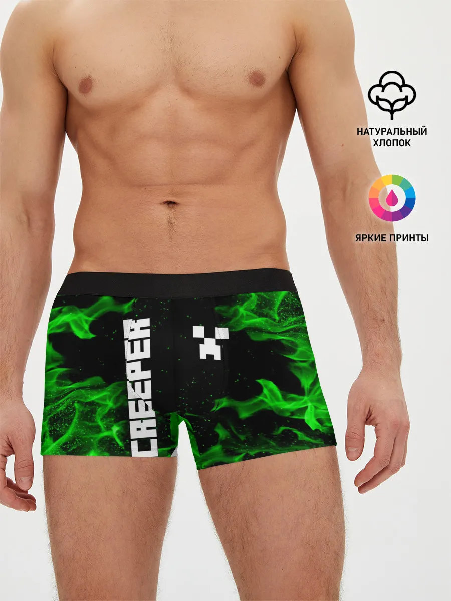 Мужские трусы боксеры / MINECRAFT CREEPER