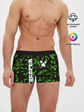 Мужские трусы боксеры / MINECRAFT CREEPER