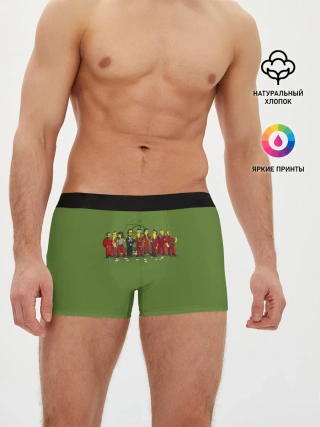 Мужские трусы боксеры / БУМАЖНЫЙ ДОМ