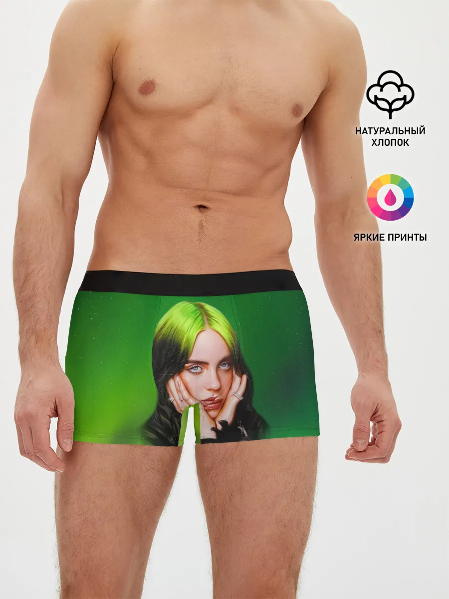 Мужские трусы боксеры / Billie Eilish | Билли Айлиш