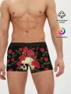 Мужские трусы боксеры / Skull | Roses