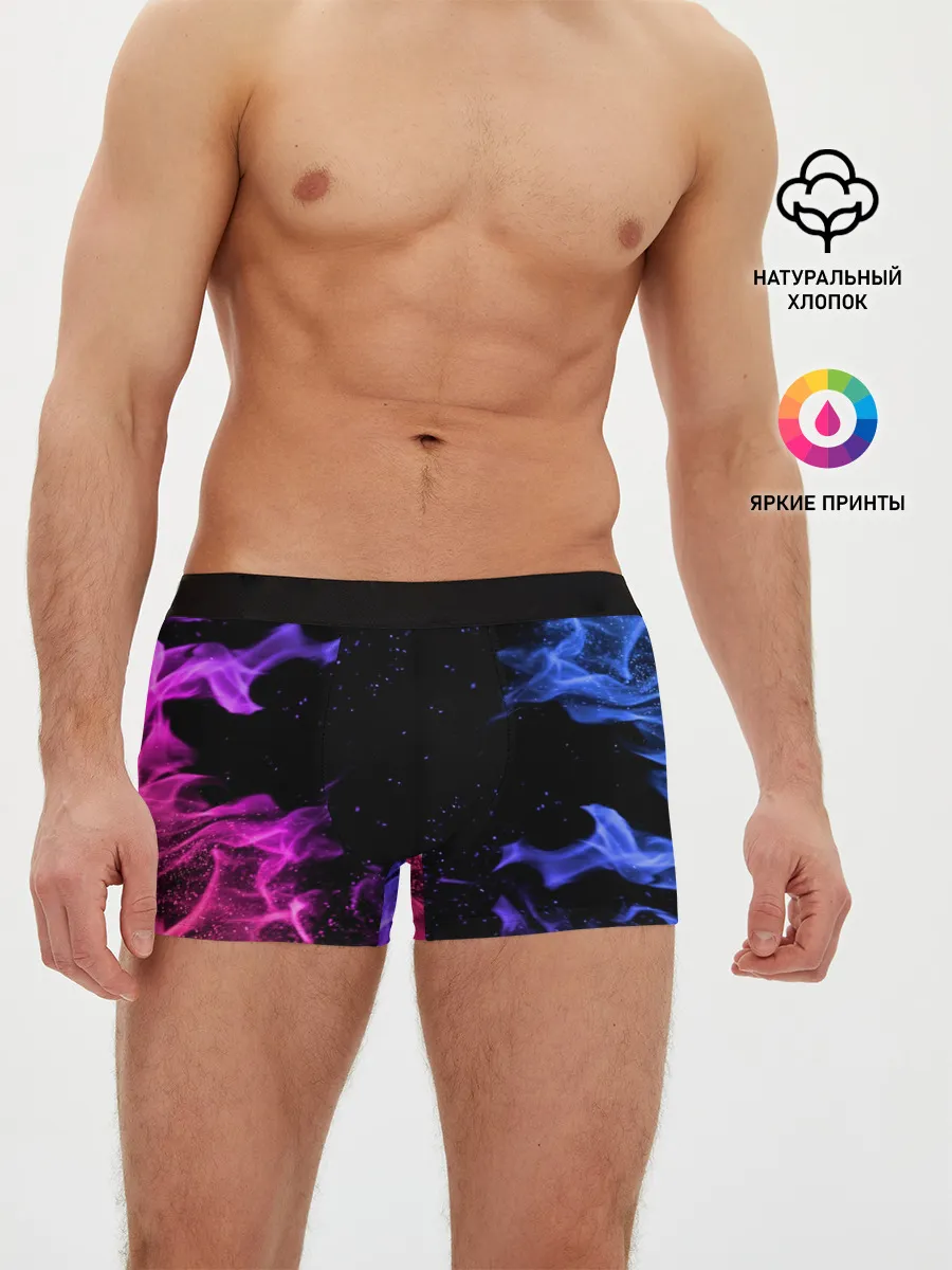 Мужские трусы боксеры / ОГОНЬ НЕОН