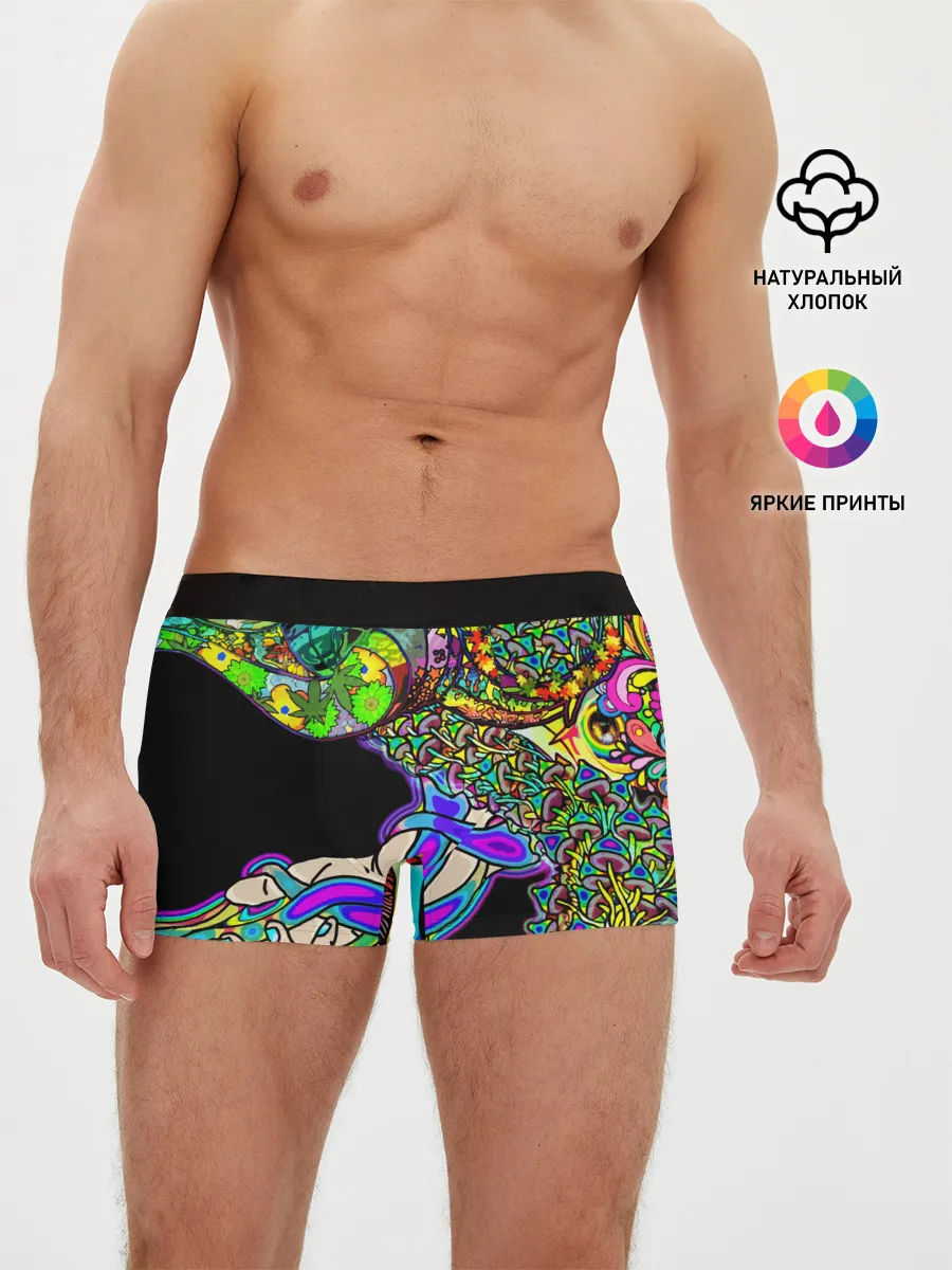 Мужские трусы боксеры / ПСИХОДЕЛИКА NEW