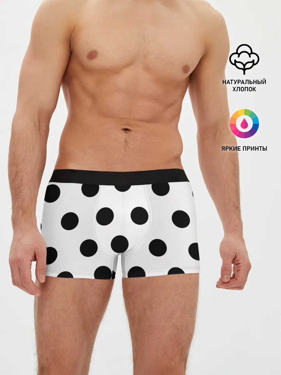 Мужские трусы боксеры / Горошeк