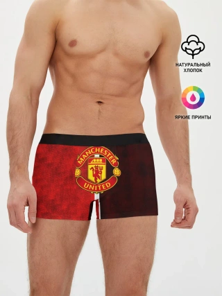 Мужские трусы боксеры / Манчестер Юнайтед 3D