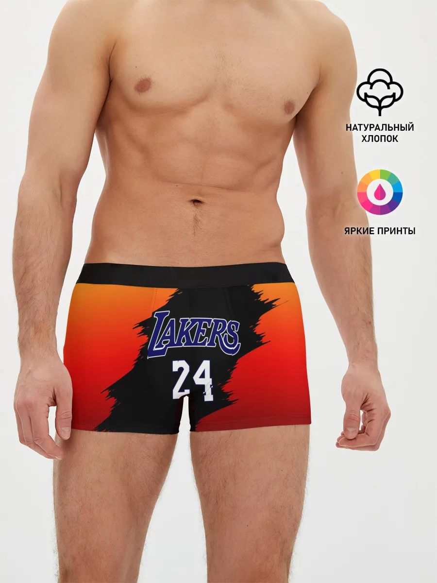 Мужские трусы боксеры / Los Angeles Lakers / Kobe Brya