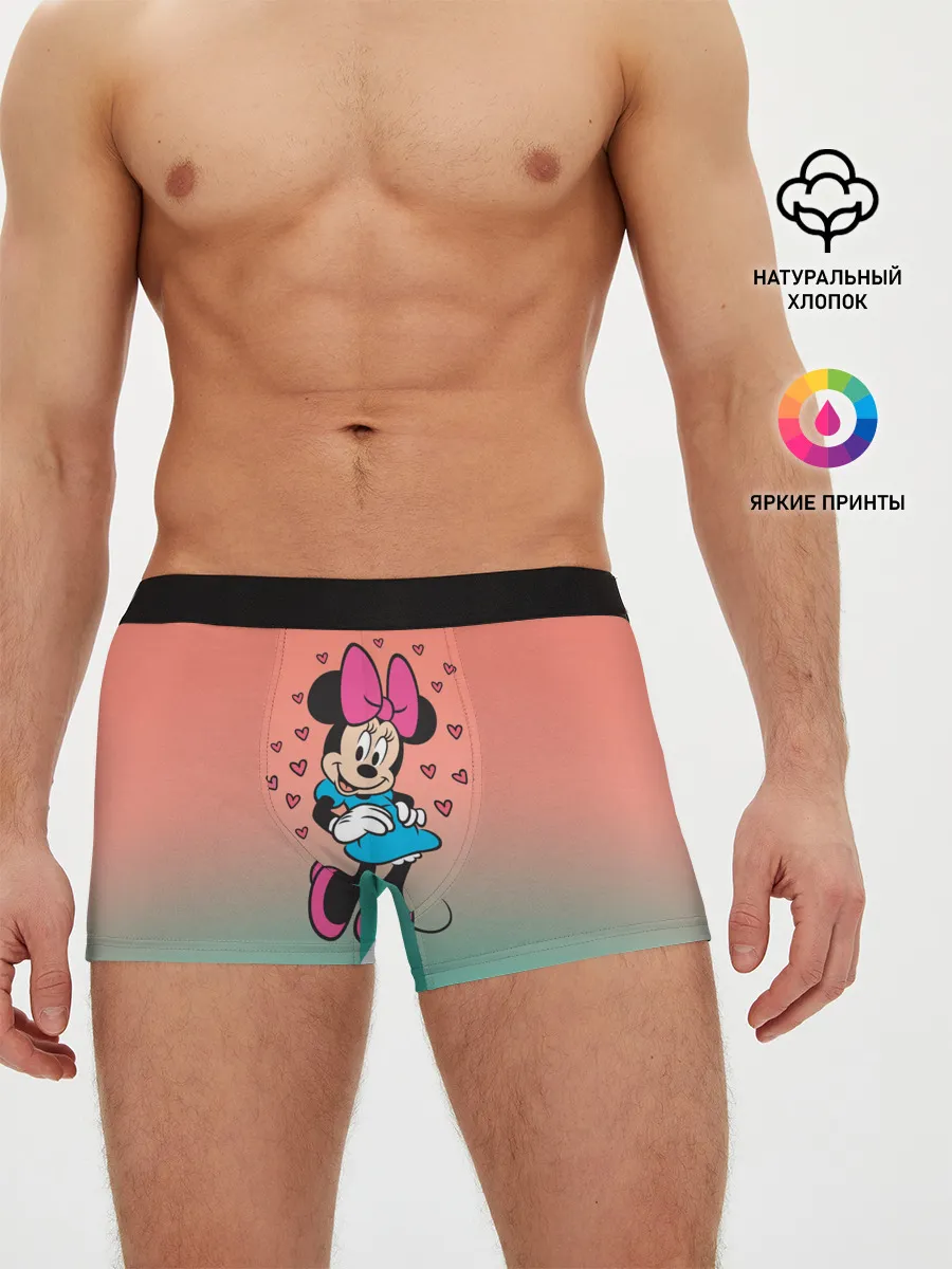 Мужские трусы боксеры / Минни Маус