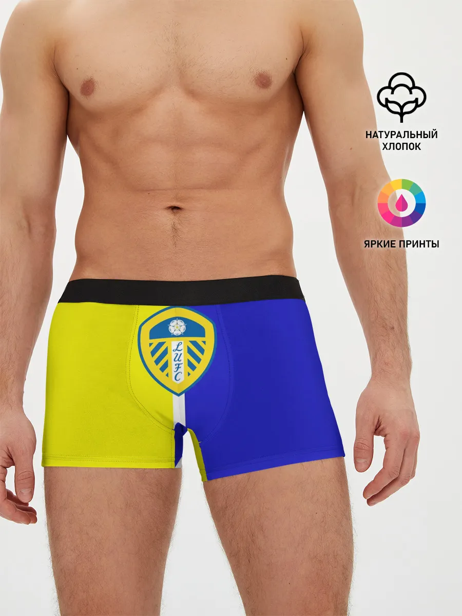 Мужские трусы боксеры / Лидс Юнайтед 3D