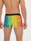 Мужские трусы боксеры / разноцветный акварель градиент