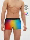 Мужские трусы боксеры / Радужный градиент