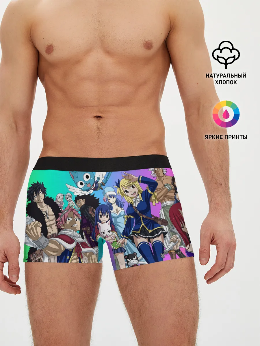 Мужские трусы боксеры / Fairy Tail rainbow