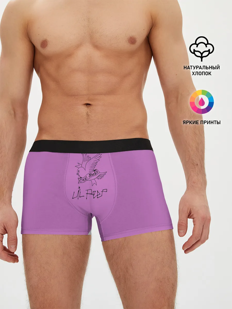 Мужские трусы боксеры / Lil peep