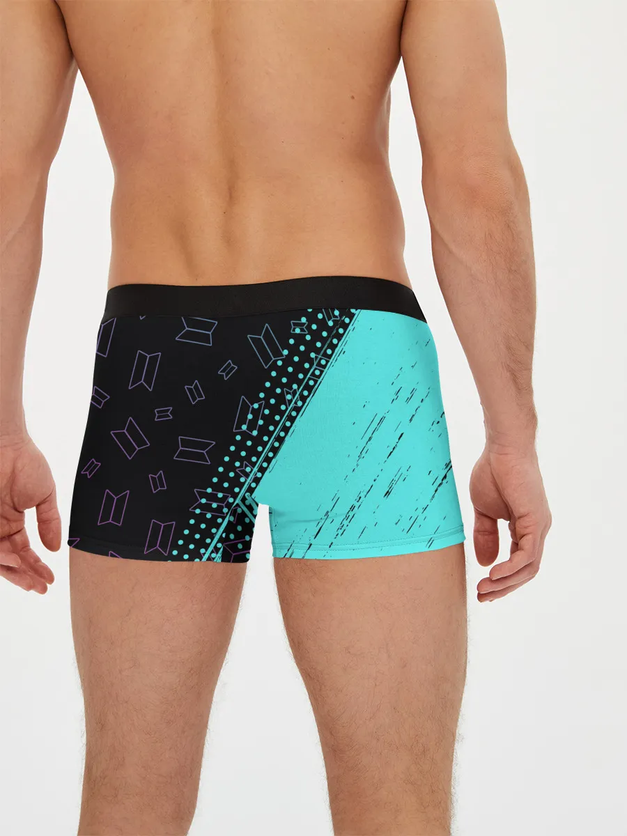 Мужские трусы боксеры / BTS / БТС