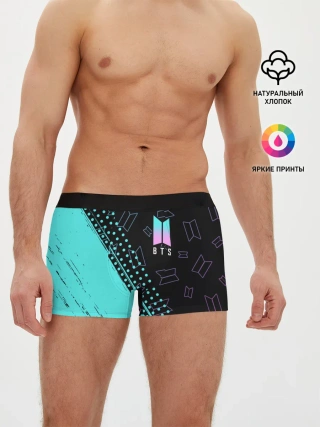 Мужские трусы боксеры / BTS / БТС
