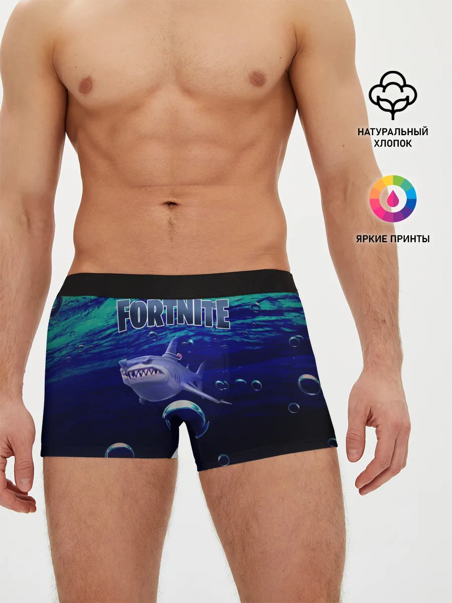 Мужские трусы боксеры / Loot Shark Fortnite
