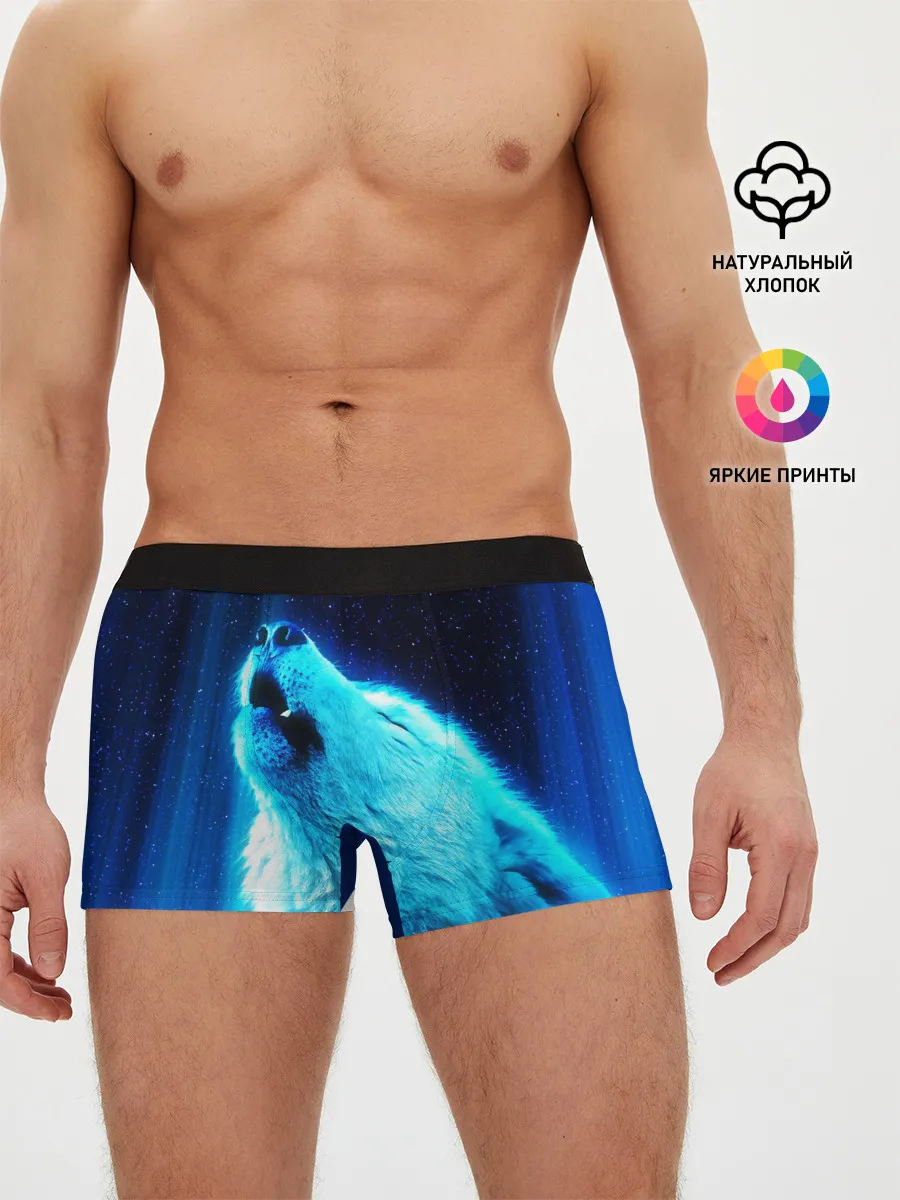 Мужские трусы боксеры / ВОЛЧИЙ ВОЙ