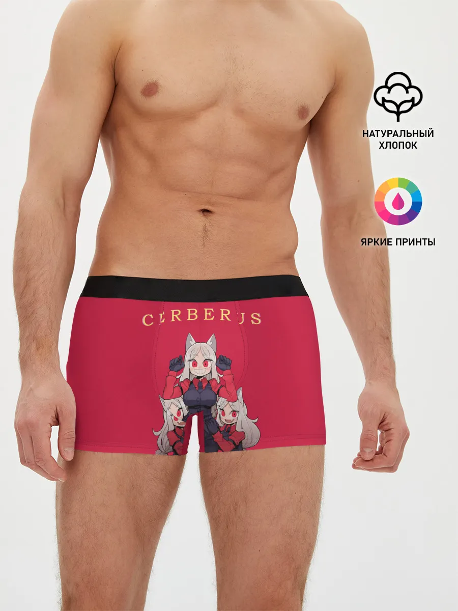 Мужские трусы боксеры / Helltaker: CERBERUS