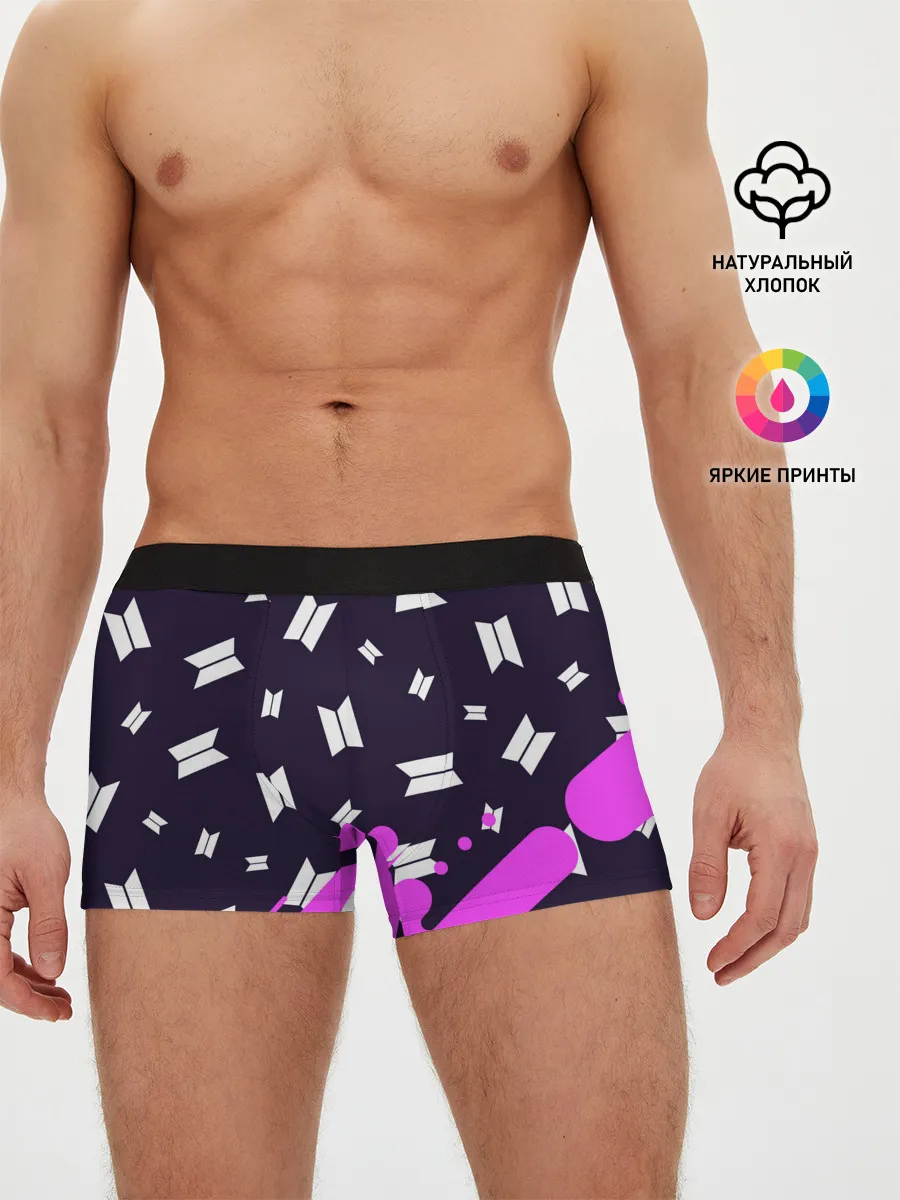 Мужские трусы боксеры / BTS / БТС