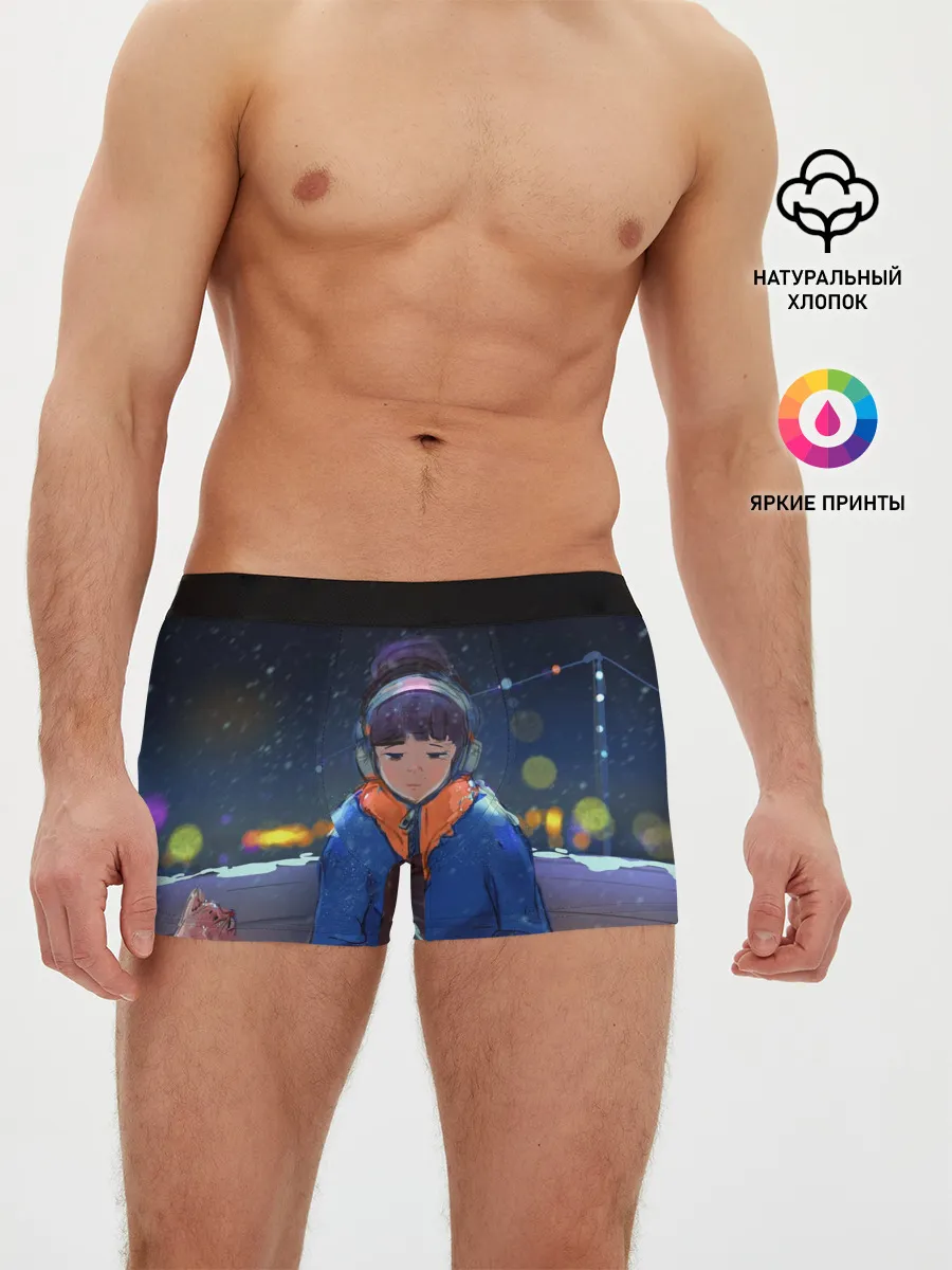 Мужские трусы боксеры / Зима