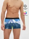Мужские трусы боксеры / Горы пейзаж природа вектор