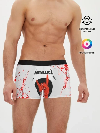 Мужские трусы боксеры / METALLICA