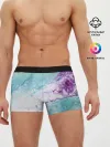 Мужские трусы боксеры / Цветная морская пена