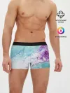 Мужские трусы боксеры / Цветная морская пена