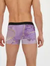 Мужские трусы боксеры / Сиреневые разводы краски