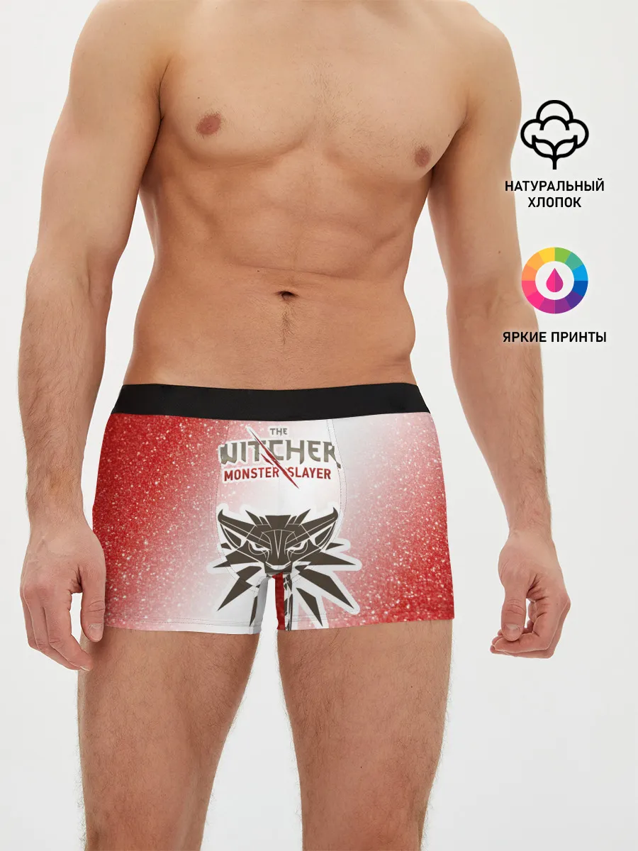 Мужские трусы боксеры / The Witcher Monster Slayer - Noise