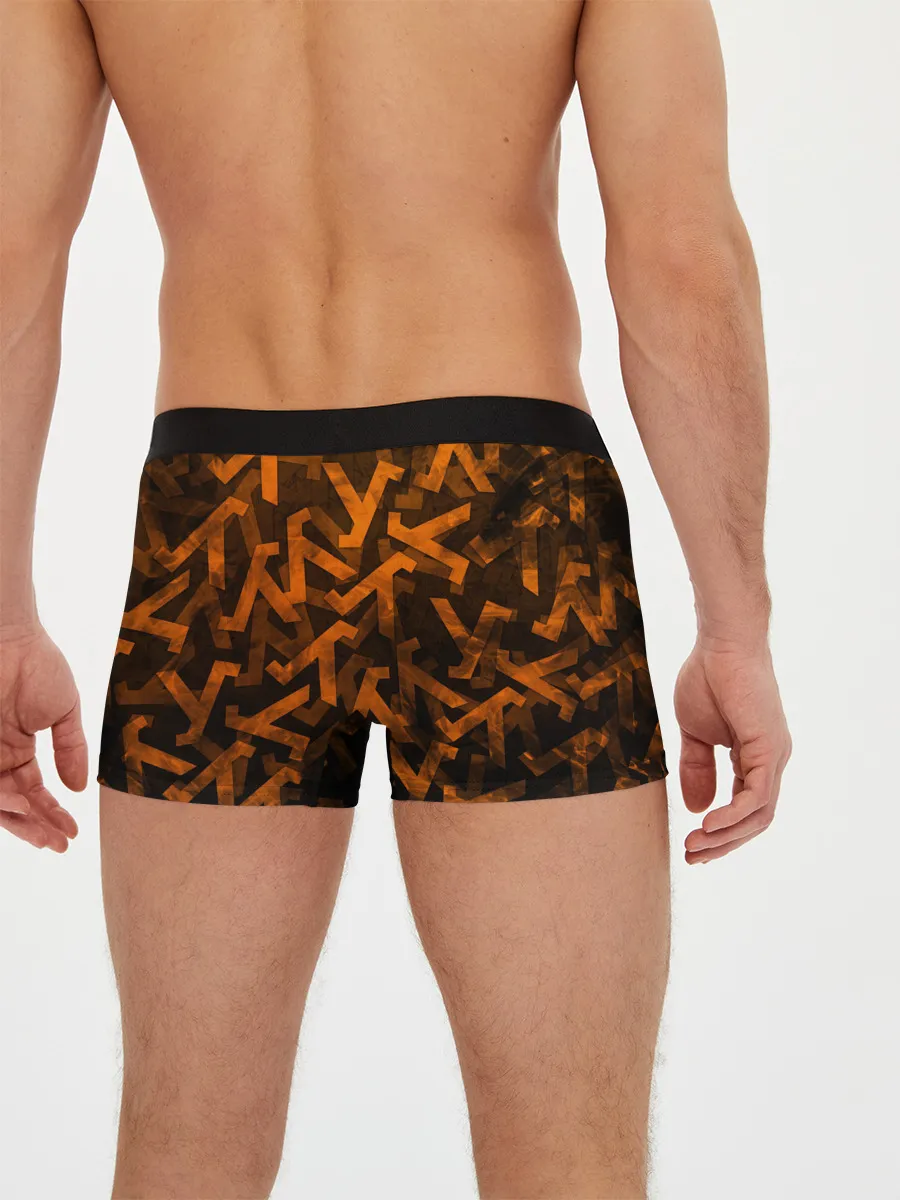 Мужские трусы боксеры / ЛОГО КНОПКА | HALF-LIFE