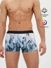 Мужские трусы боксеры / Абстрактная мазаика витраж