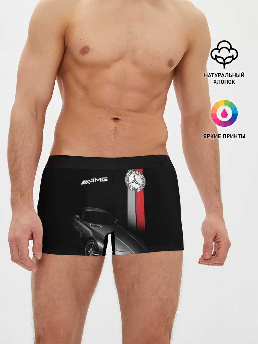 Мужские трусы боксеры / MERCEDES BENZ AMG