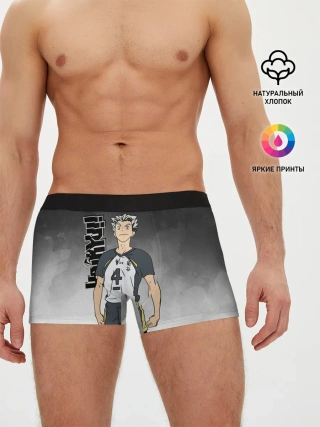 Мужские трусы боксеры / Котаро Бокуто / Bokuto Kotaro
