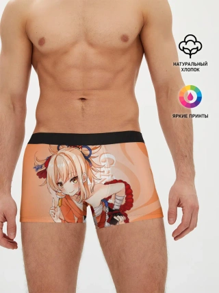 Мужские трусы боксеры / Genshin Impact, Ёимия