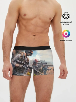 Мужские трусы боксеры / Королевская битва | ПУБГ