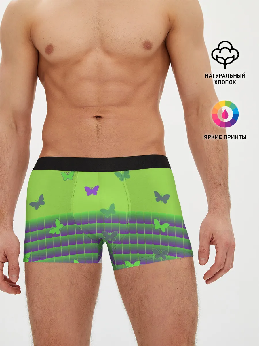 Мужские трусы боксеры / Бабочки