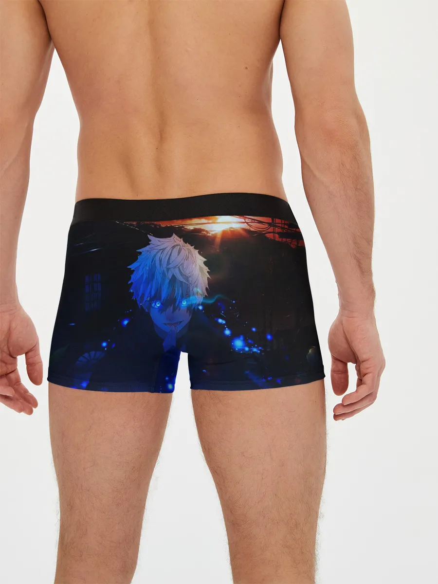 Мужские трусы боксеры / Сатору гото голубые глаза