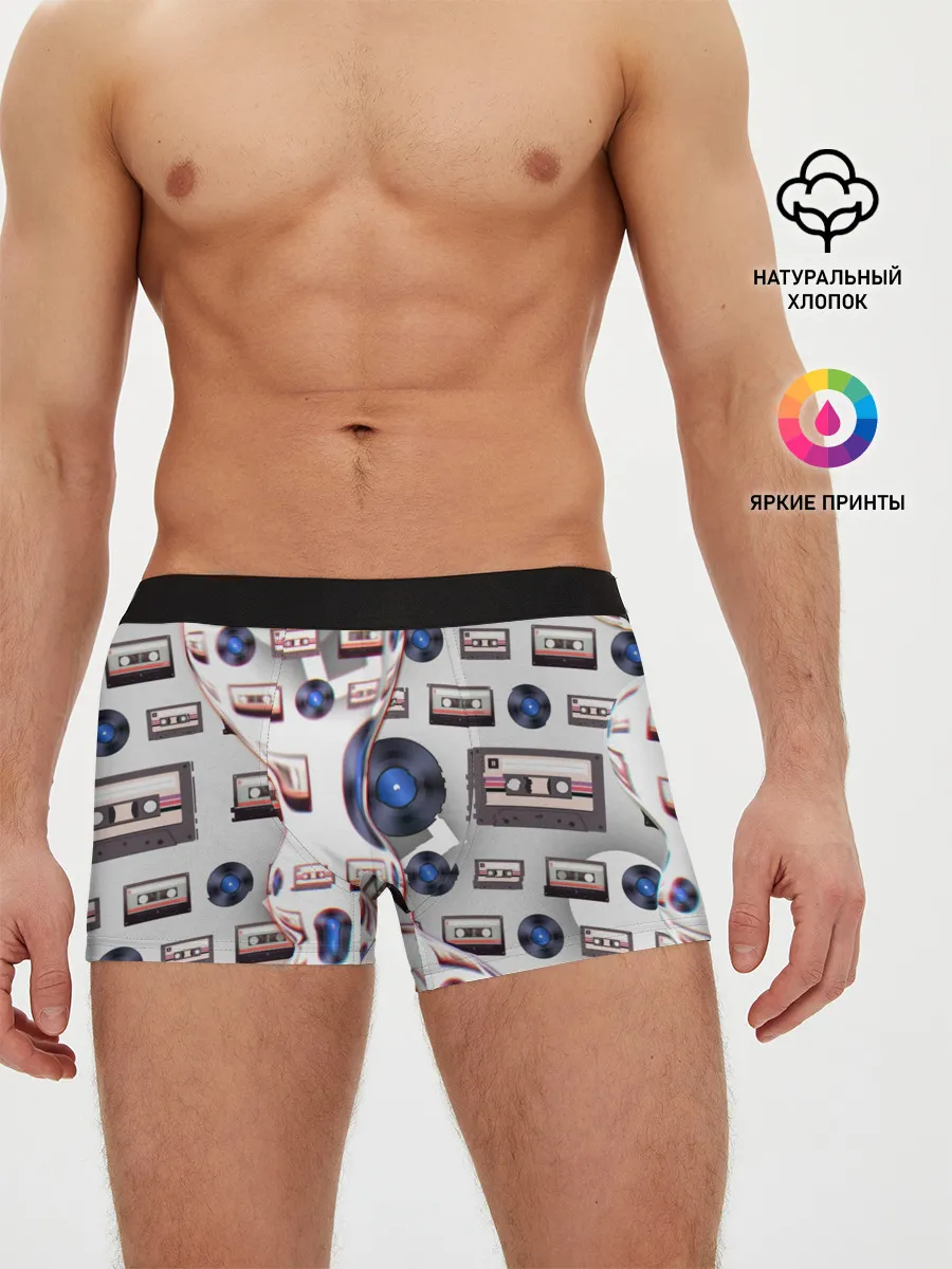 Мужские трусы боксеры / дискотека 80