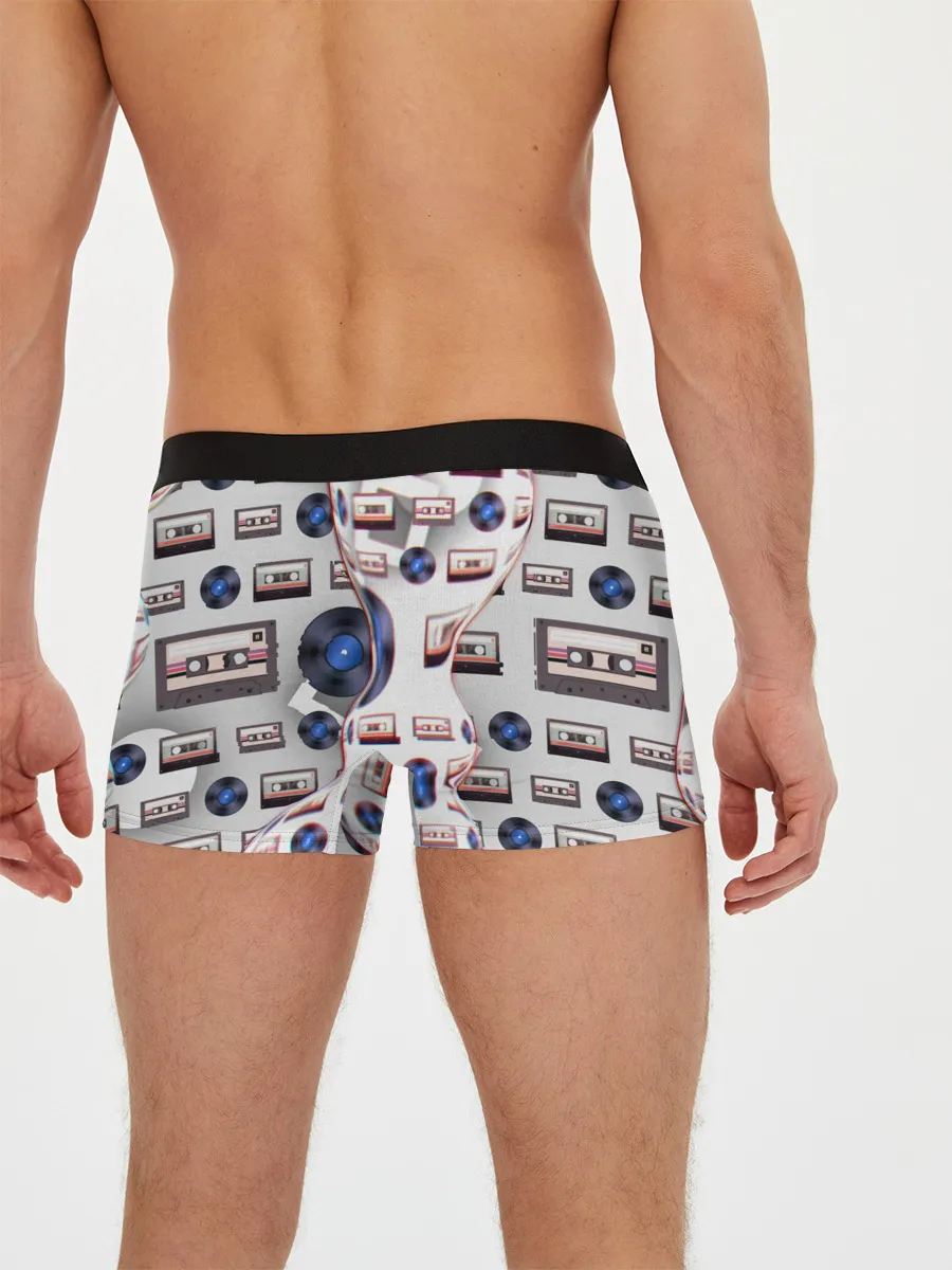 Мужские трусы боксеры / дискотека 80