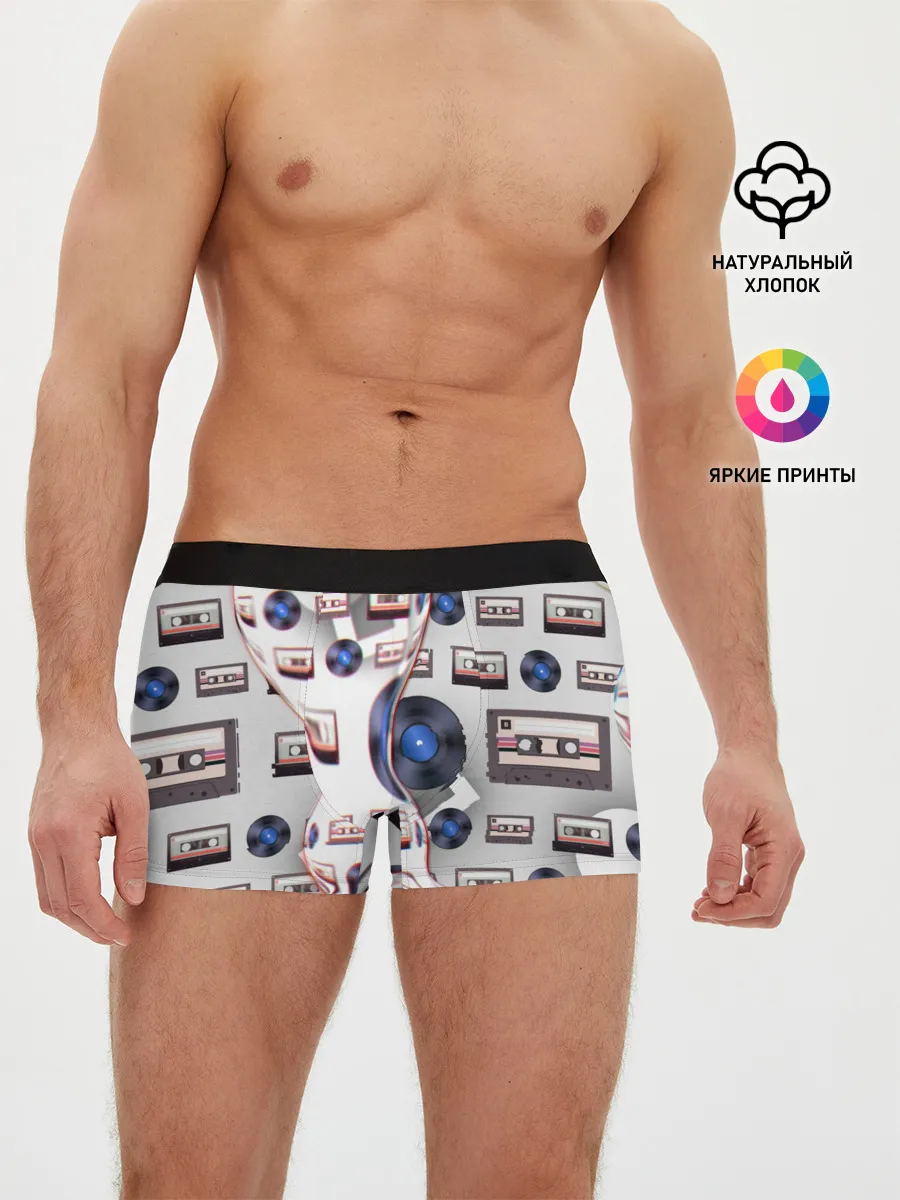 Мужские трусы боксеры / дискотека 80