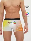 Мужские трусы боксеры / Поп Ит - Кружок - Разводы