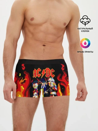 Мужские трусы боксеры / AC DC HIGHWAY TO HELL