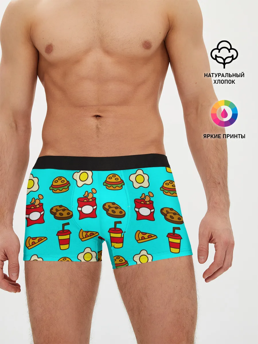 Мужские трусы боксеры / Вкусняхи из Макдака!