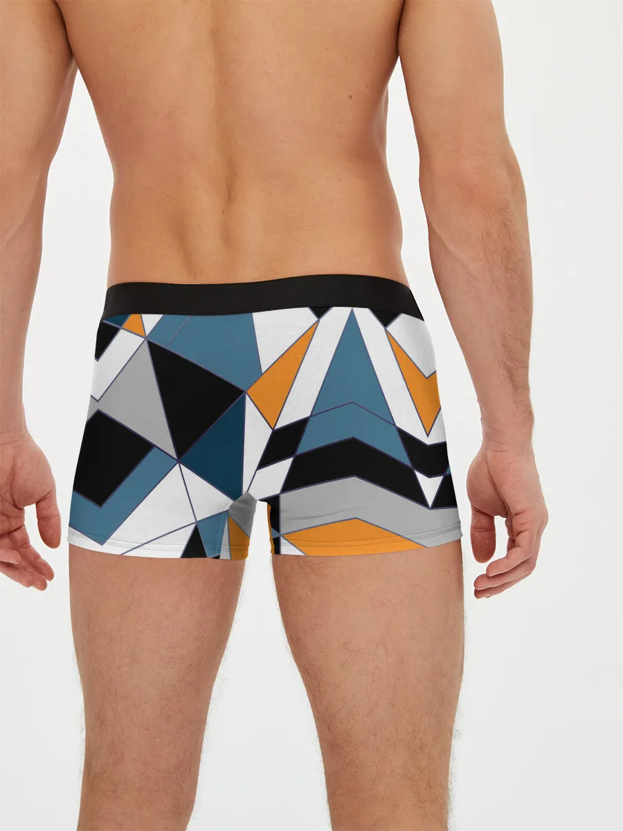 Мужские трусы боксеры / Геометрический узор