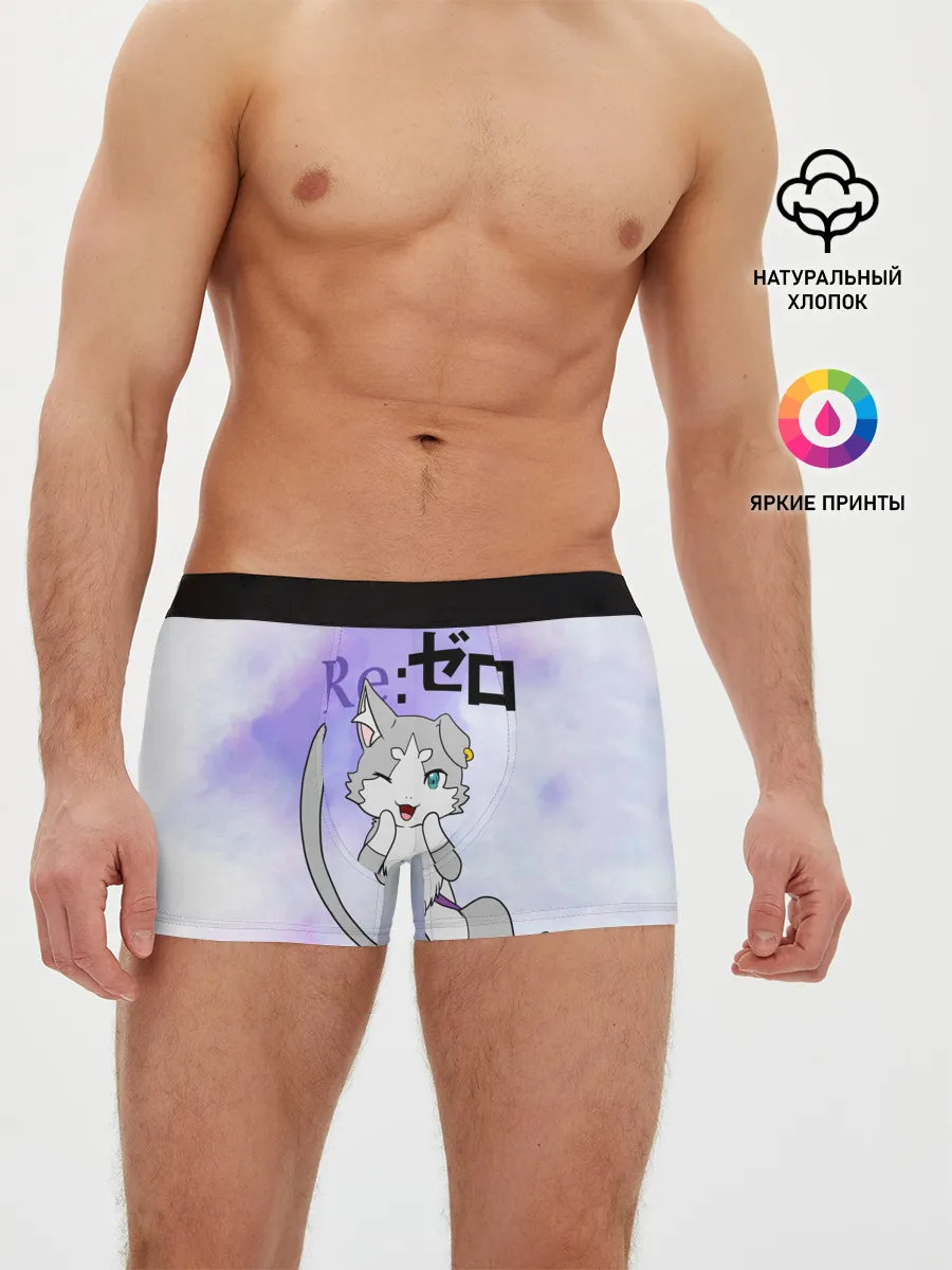 Мужские трусы боксеры / Пак / Re: Zero Фамильяр Эмилии