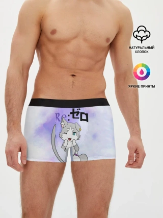 Мужские трусы боксеры / Пак / Re: Zero Фамильяр Эмилии