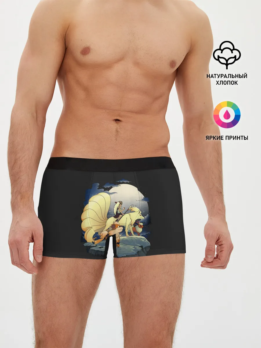 Мужские трусы боксеры / Принцесса Мононоке х Покемоны