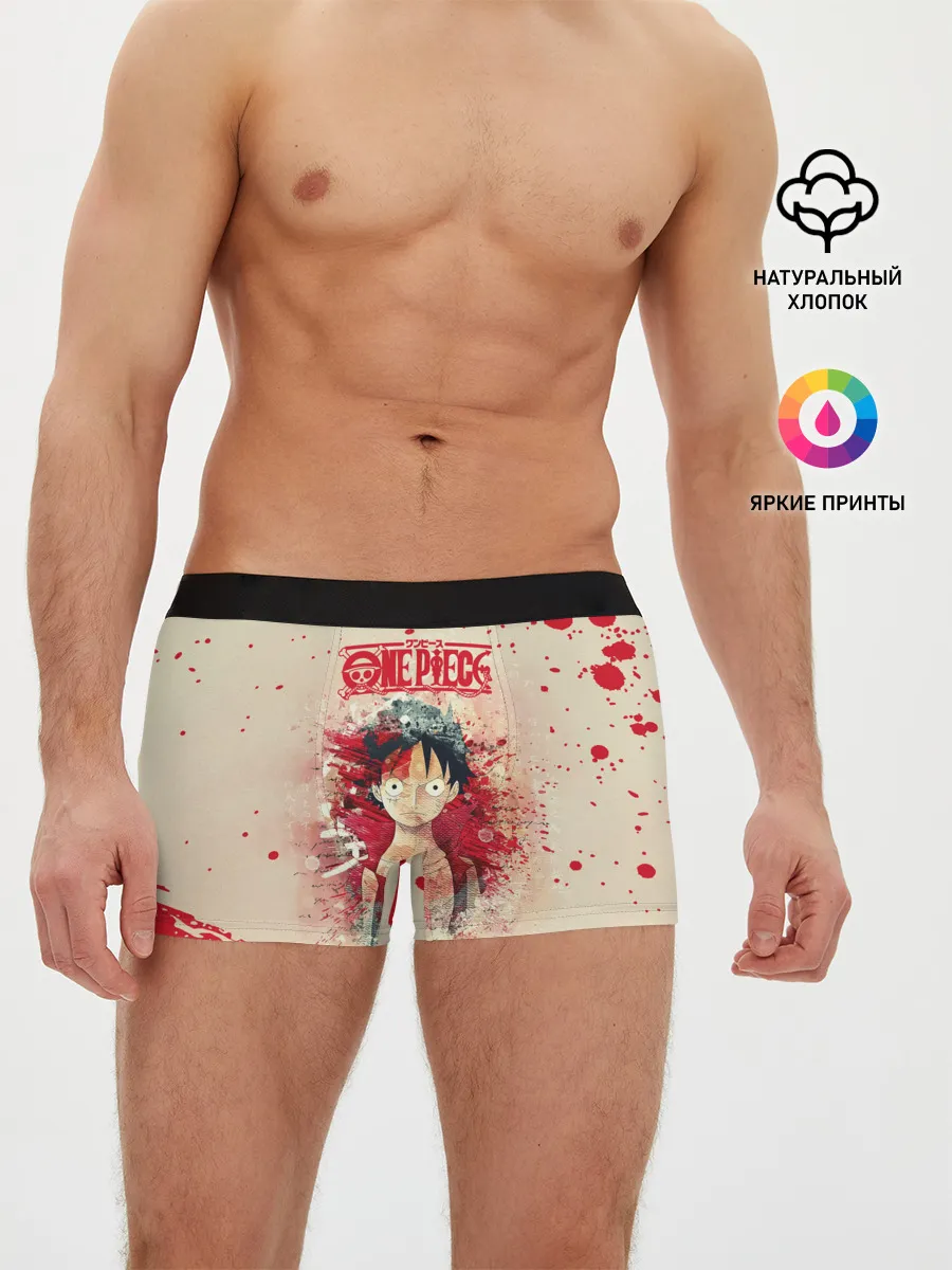 Мужские трусы боксеры / Луффи One Piece. Большой куш